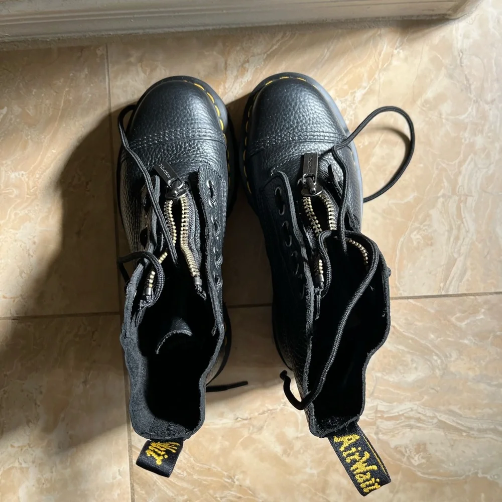 Dr Martins Black Boots - Picture 5 of 7